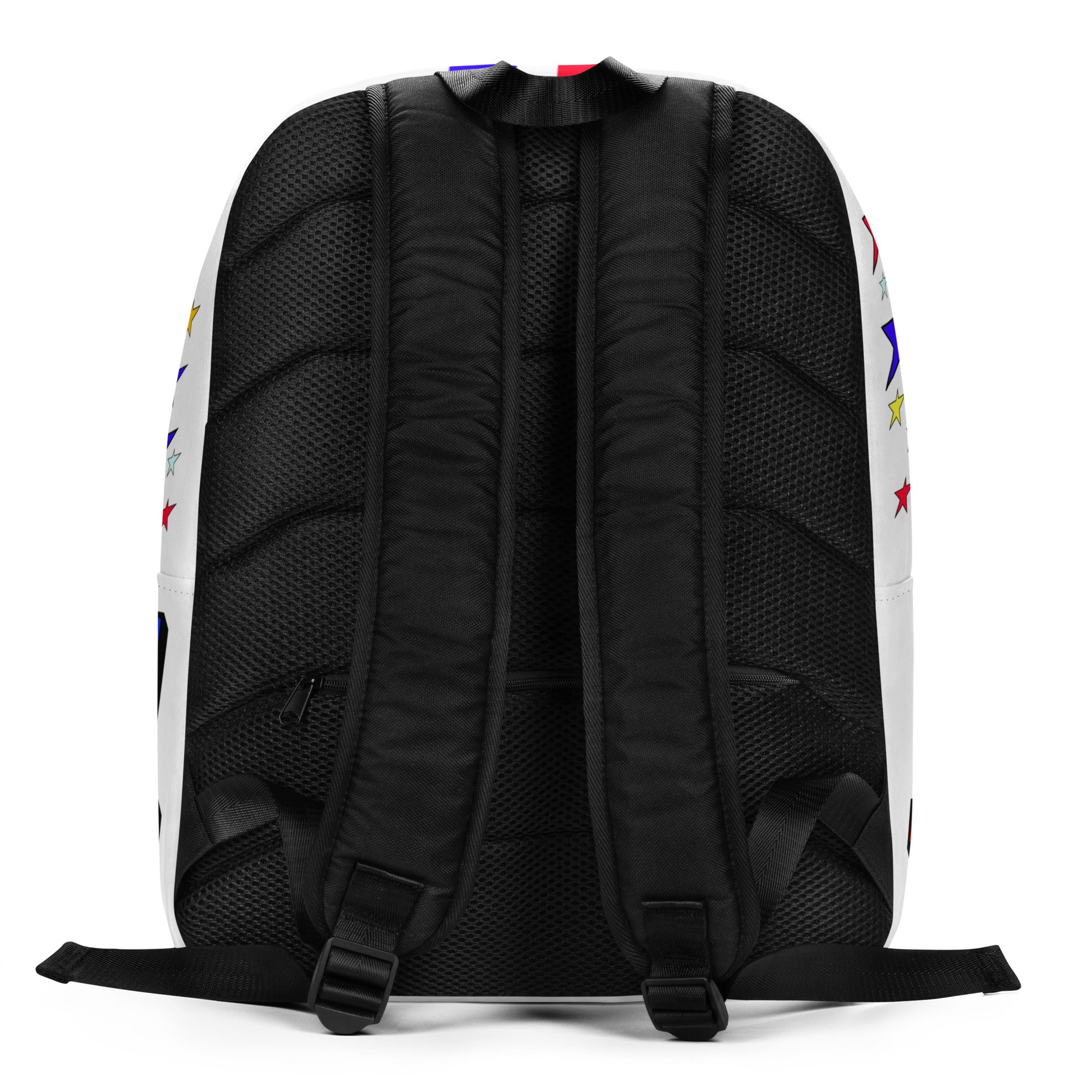 Dirt Track Superstar! Minimalist Backpack (Red, White and Blue)