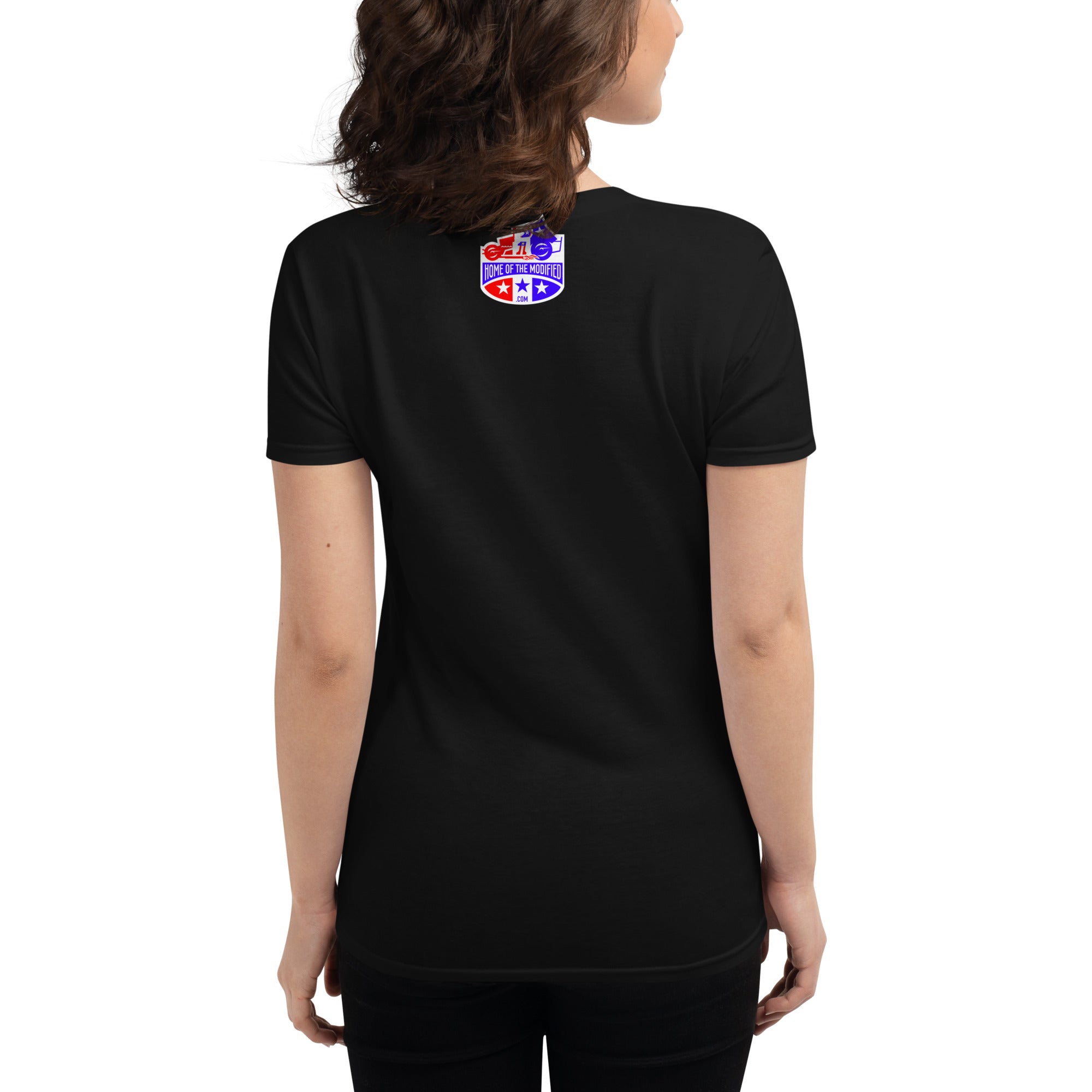 Dirt Track Superstar! Women's short sleeve t-shirt (Pink and Purple)